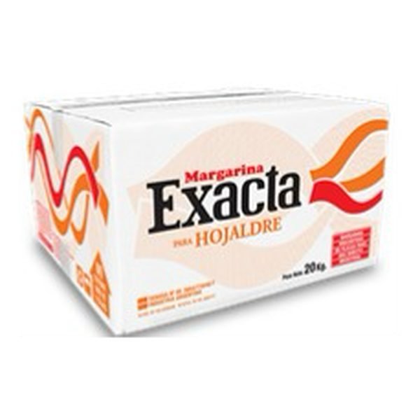 Margarina Exacta Hojaldre Caja x 20 kg