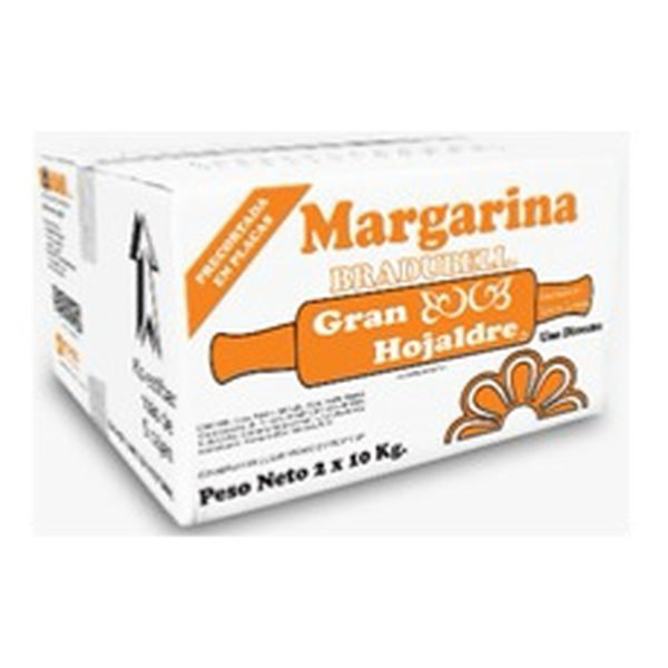 Margarina Gran Hojaldre Bradubell Caja 2 x 10 kg