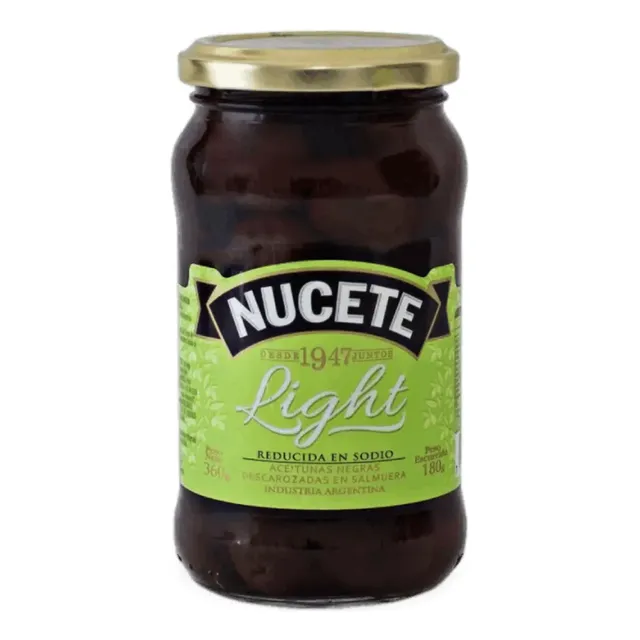 Aceitunas Negras Descarozadas x 4 kg Nucete