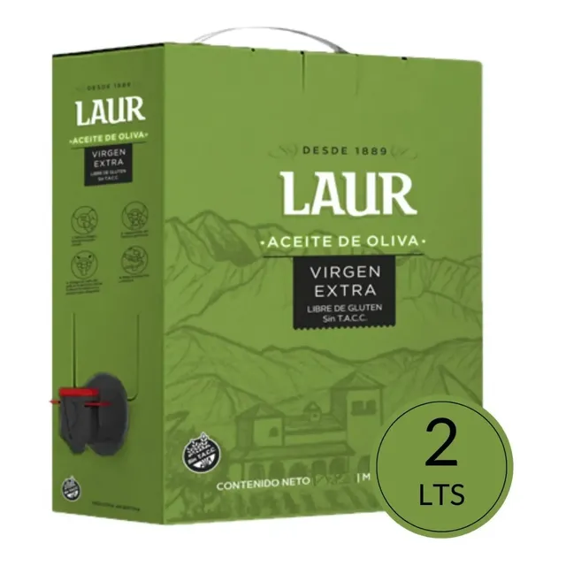 Aceite Oliva Laur Bag In Box x 2 L