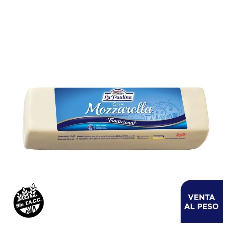 Queso Mozzarella Paulina x kg