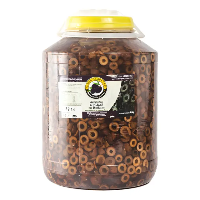 Aceitunas Negra Rodaja x 4 kg Nucete