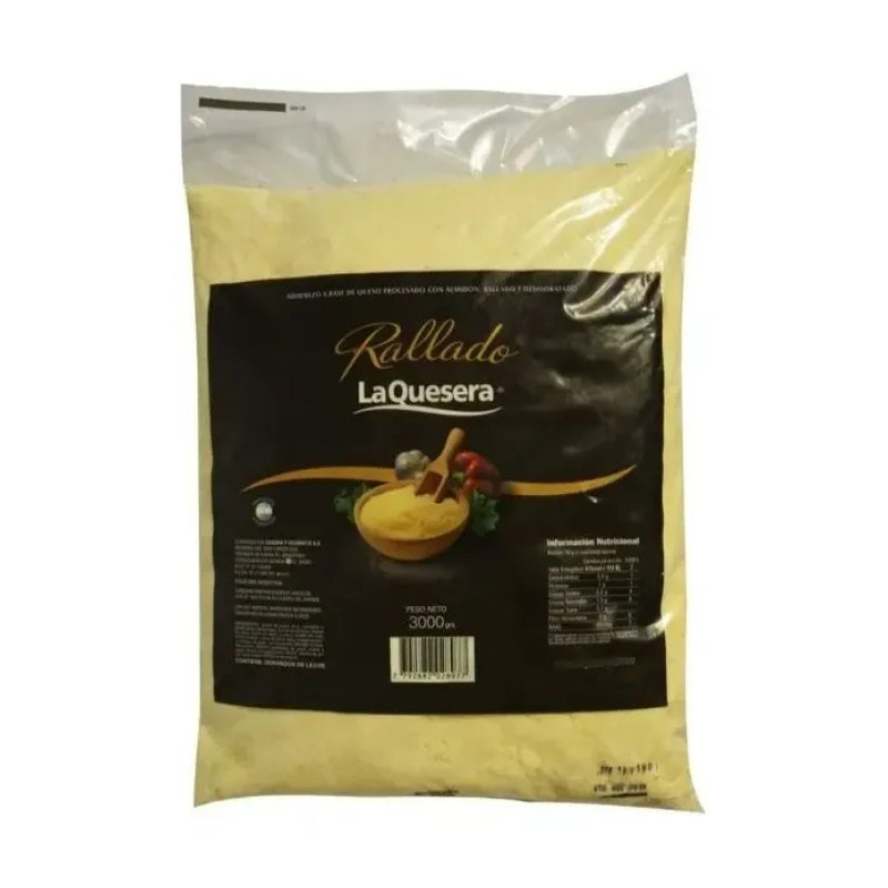Queso Rallado La Quesera x 3 kg