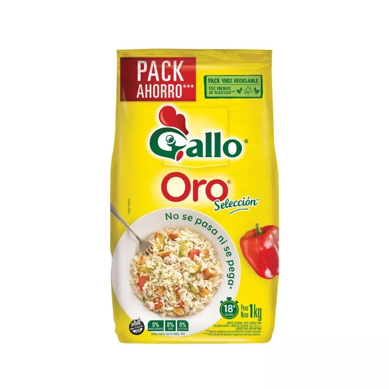 Arroz Gallo Parboil x 1 kg