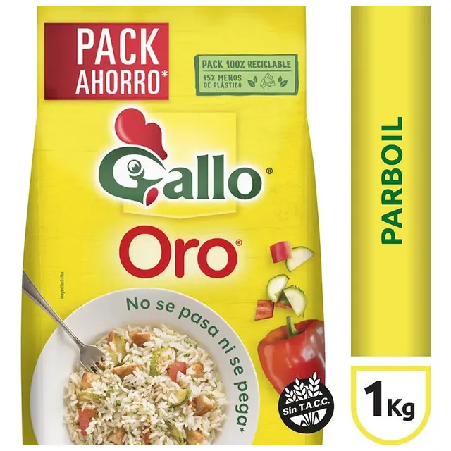 Arroz Gallo Parboil 10 x 1 kg