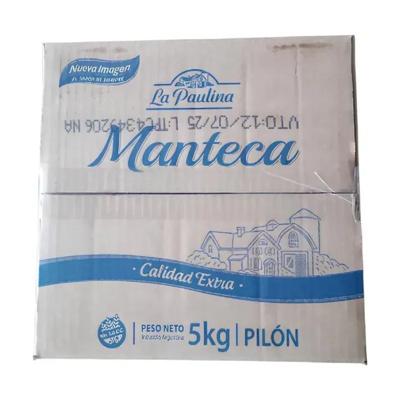 Manteca Paulina Caja x 25 kg