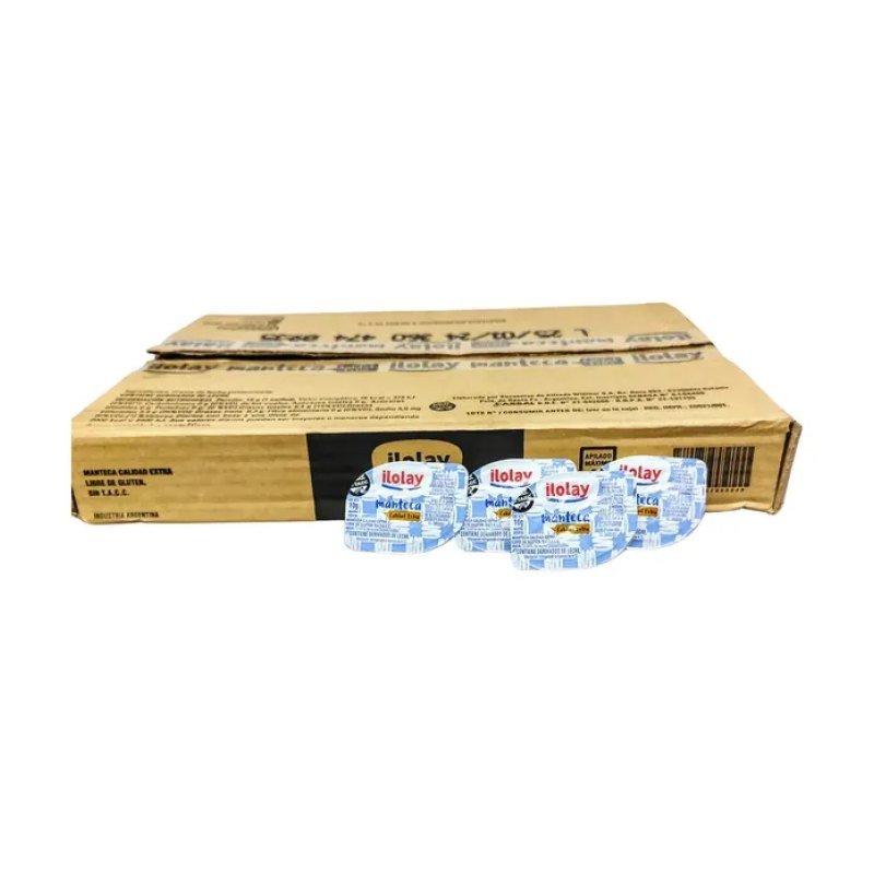 Manteca Ilolay 108 u x 10 g S/Sal