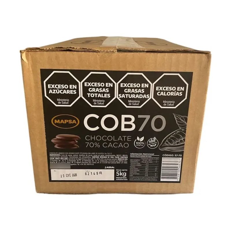 Cobertura Amarga COB70 57-70 Mapsa x 5 kg
