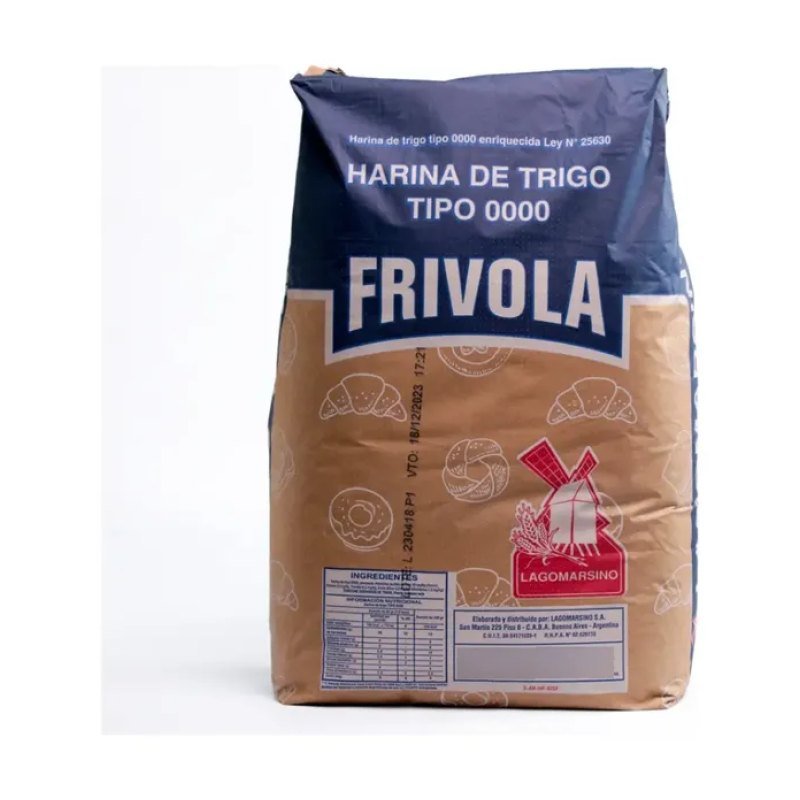 Harina 0000 Lagomarsino x 25 kg Frivola