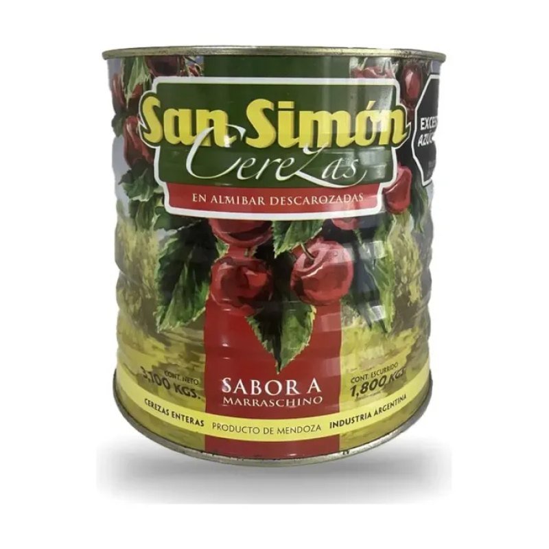Cerezas Trozos Caja 4 x 5 kg San Simon