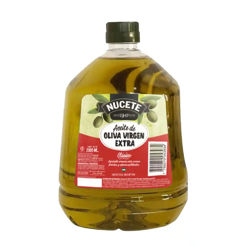 Aceite de Oliva Extra Virgen x 2 L Nucete