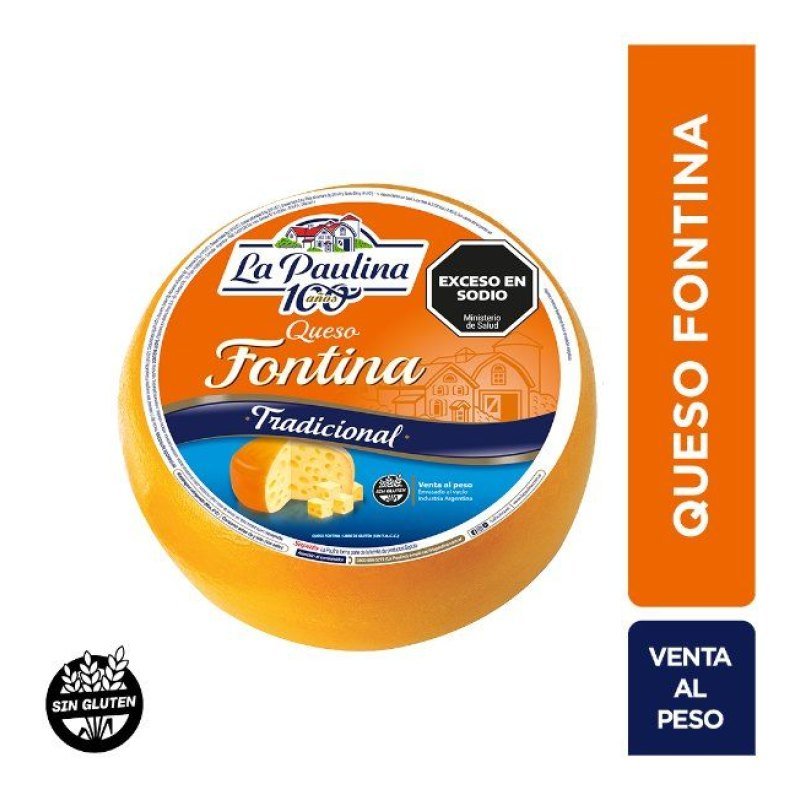 Queso Fontina Paulina x kg