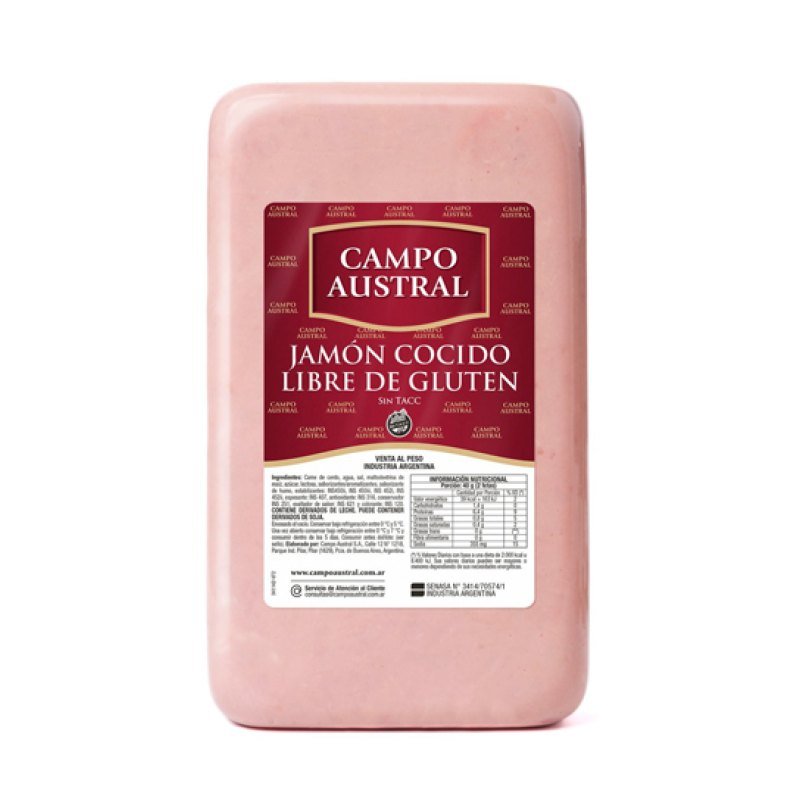 Jamon Cocido Rectangular Campo Austral x kg