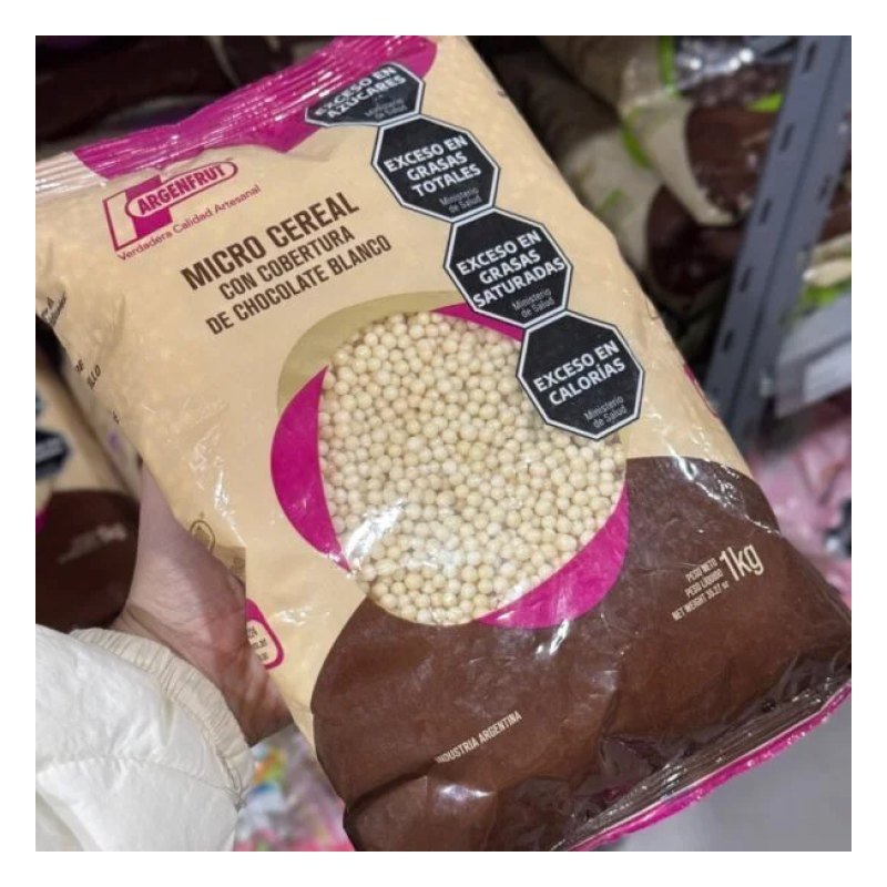 Micro Cereal Chocolate Blanco x 1 KG.