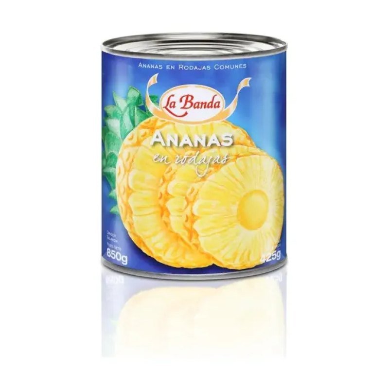 Anana S/Leona Caja 12 x 850 g Indonesia 8 Rod.