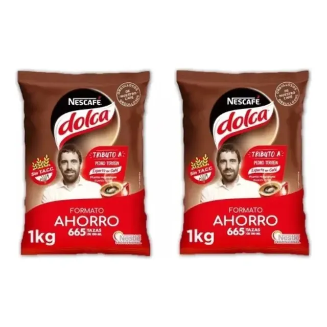 Cafe Dolca Nescafe 3987 2 x 1 KG.