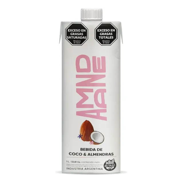 Bebida Coco & Almendra Amande 8 x 1lts