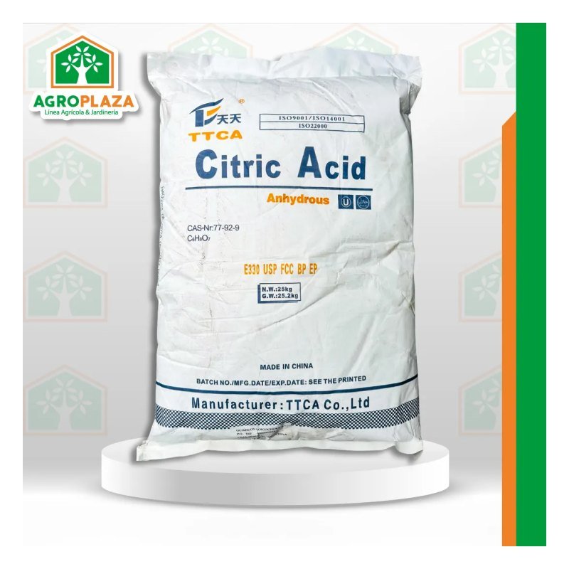 Acido Citrico Bolsa x 25 kg
