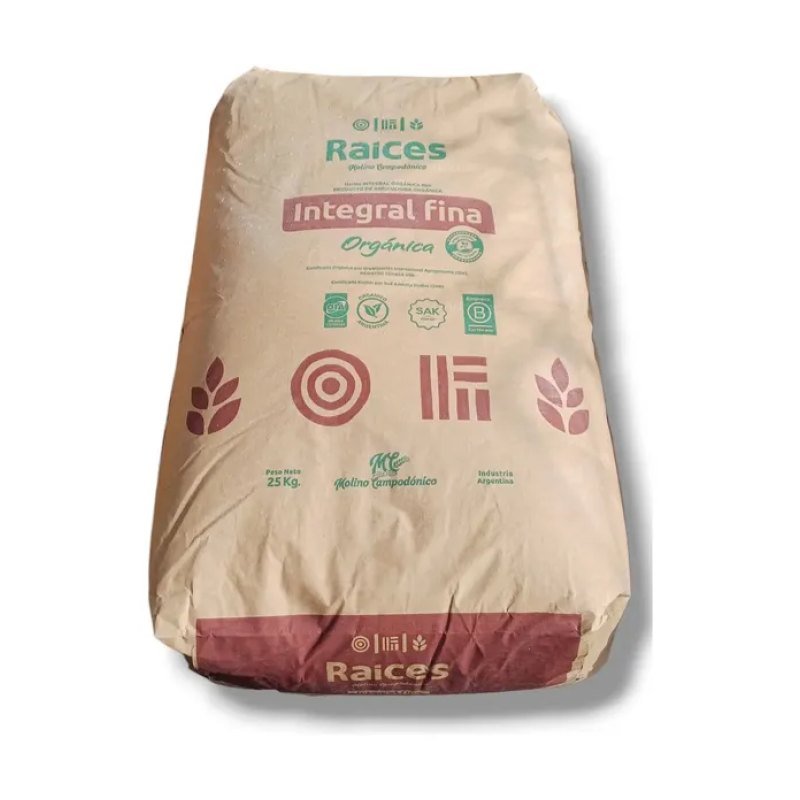 Harina Integral Fina x 25 kg Harinisima