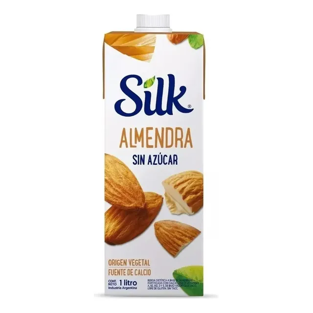 Beb.almendra S/Azucar 12 X1LT Silk