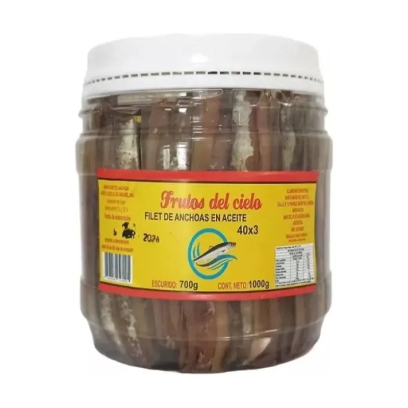 Filet Anchoas Marbella (Fras) x 950 g