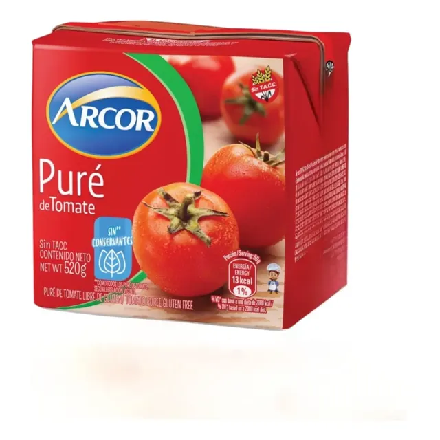 Pure de Tomate Arcor 520 g
