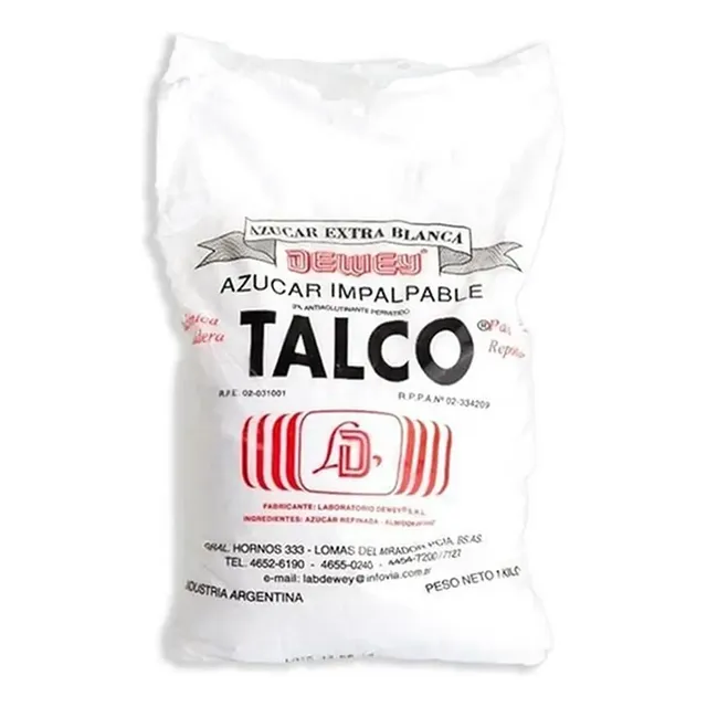 Azucar Talco Dewey x 1 kg