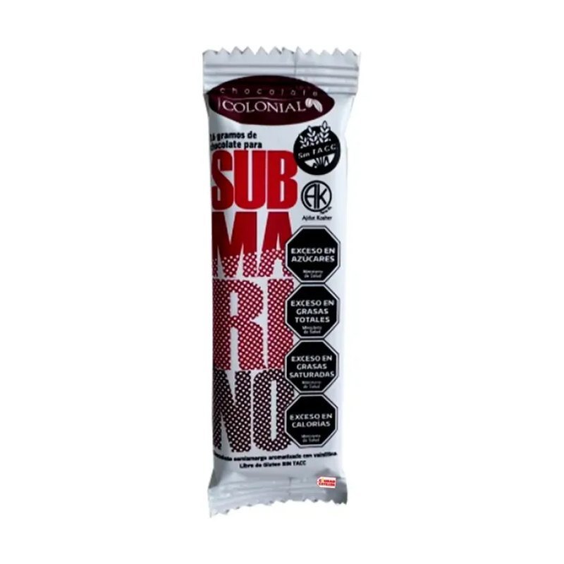 Barrita Submarino 6408 Arcor 24 x 14 g