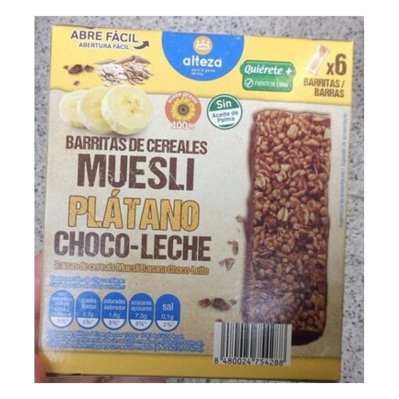 Barritas Semillas y Chocolate sin Tacc Integra