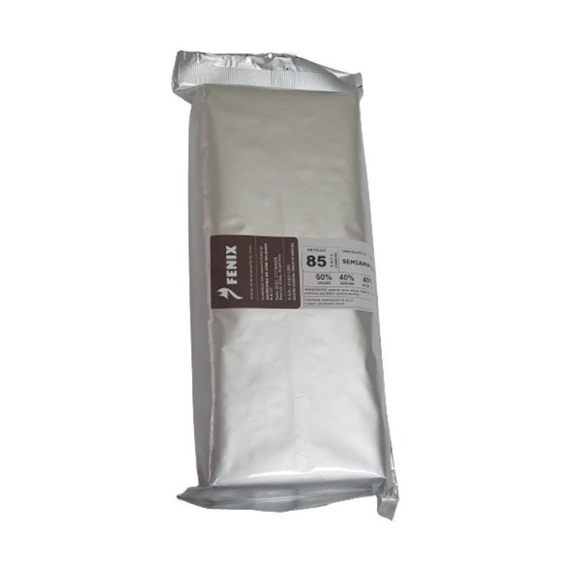 Cobertura Semiamarga 85 Por 1 KG Fenix